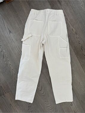 Wilfred Cream Cargo Carpenter Pants
